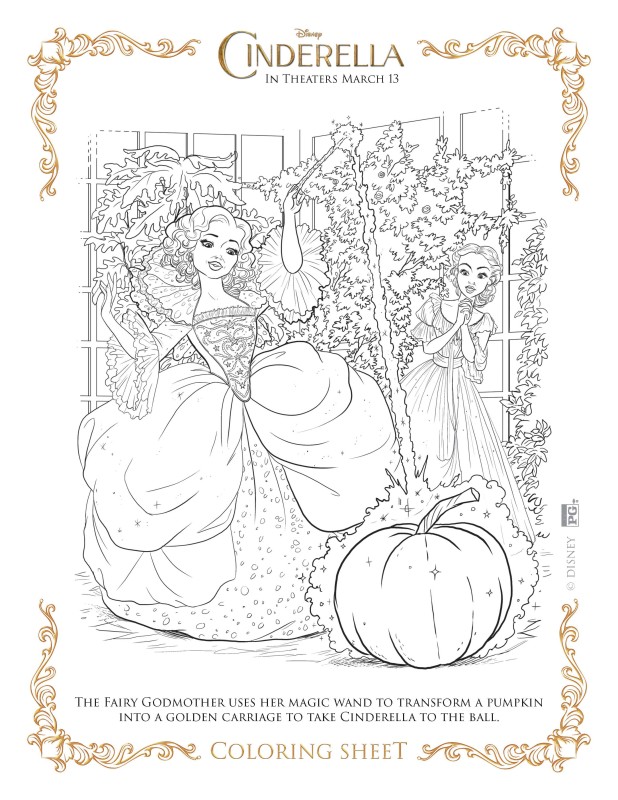 Cinderella Activity Sheets - Mint Green with Envy